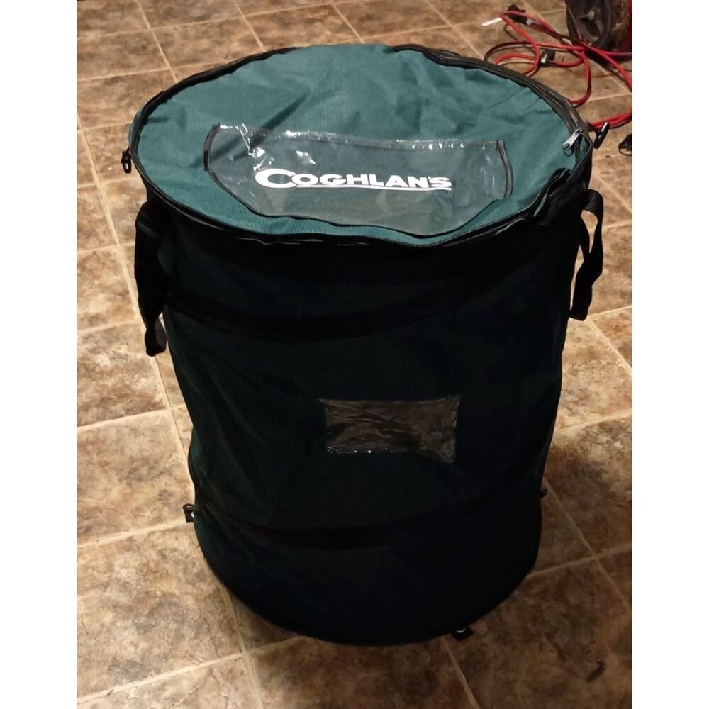 Coghlan's Deluxe Pop-Up Trash Can, Camping Trash Can, 24 x 19 inches, NWOT